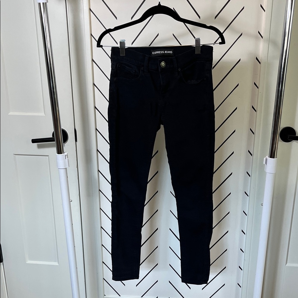 Express Black Skinny Jeans for Women